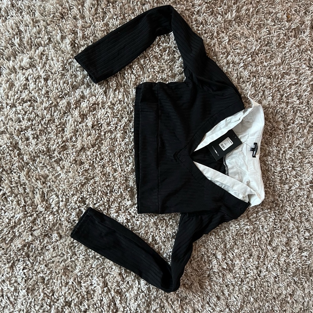3 dresses a crop top and a jumpsuit